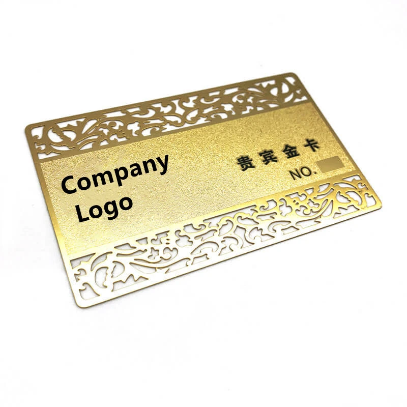 
Custom Stainless steel nameplates Nfc Membership Bank Blank Tag Metal Business Credit Card 