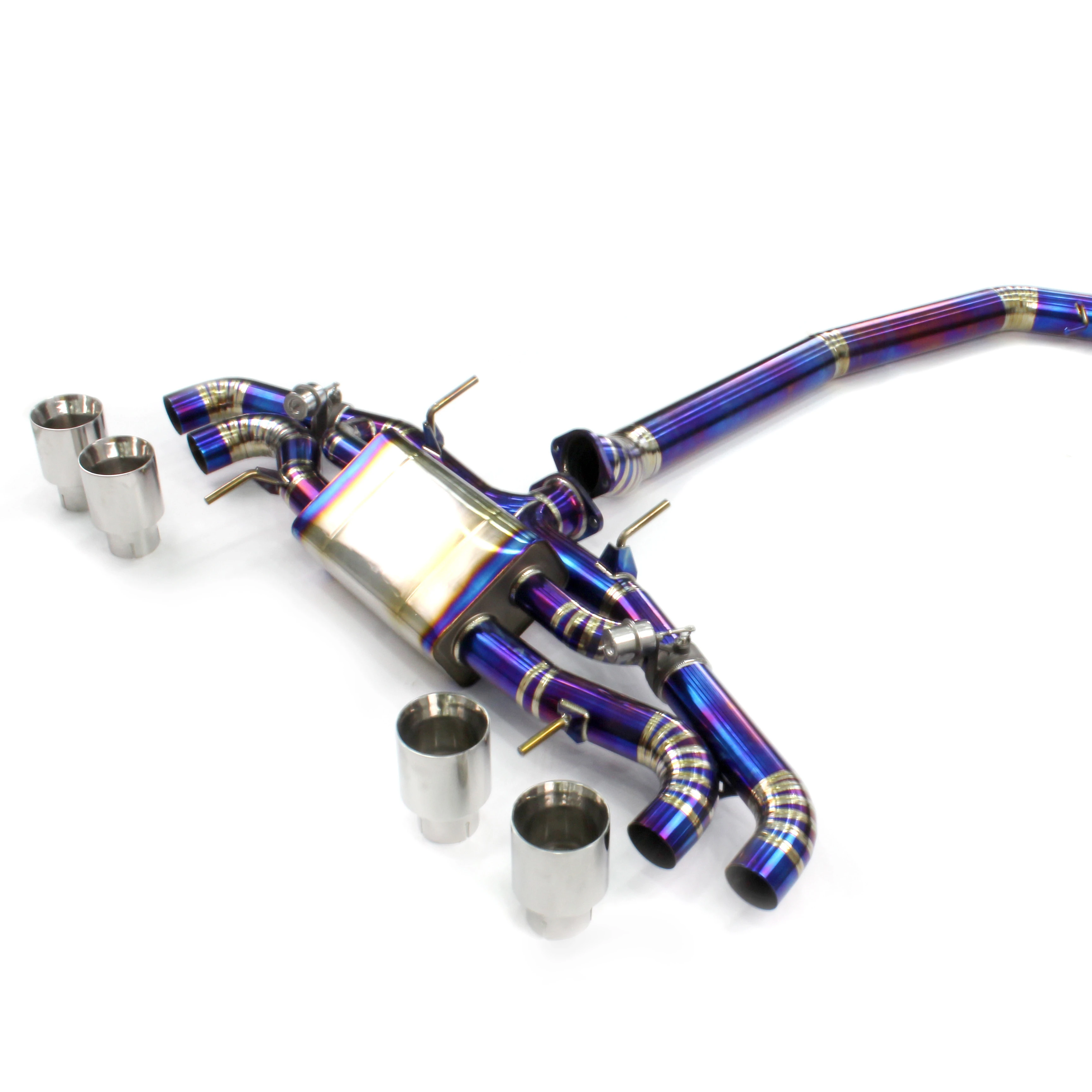 OEM Exhaust System for Nissan GTR R35 3.8T V6 Y Pipe Valved Titanium Valvetronic Muffler