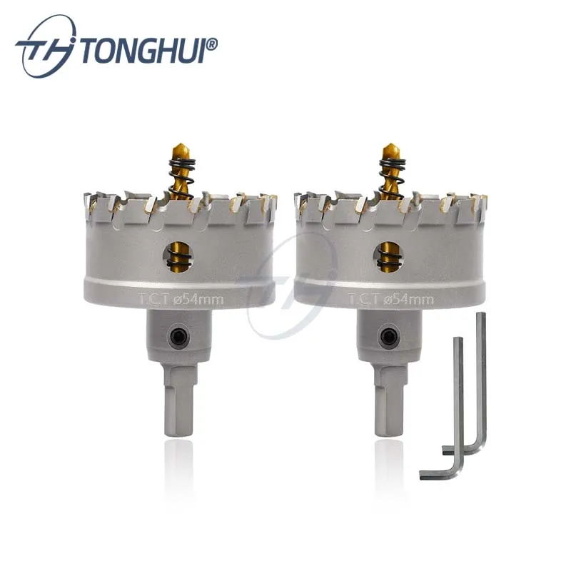 Plastic box packing TCT hole saw Tungsten carbide hole cutter for metal stainless steel drilling