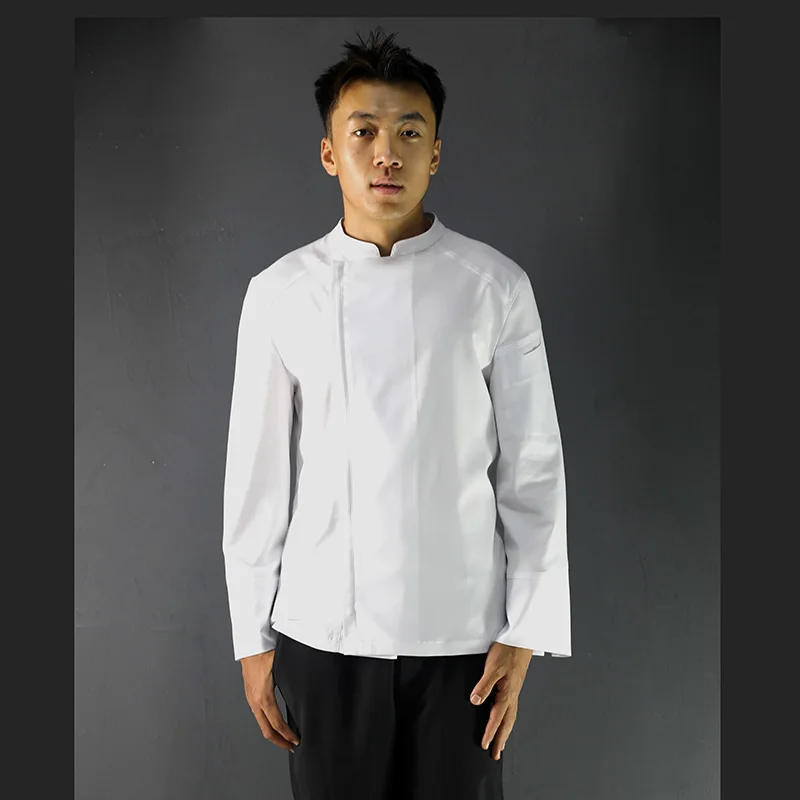 CHECKEDOUT New Restaurant & bar Long Sleeve Uniforms Comfortable Breathable Kitchen Chef Catering Uniform