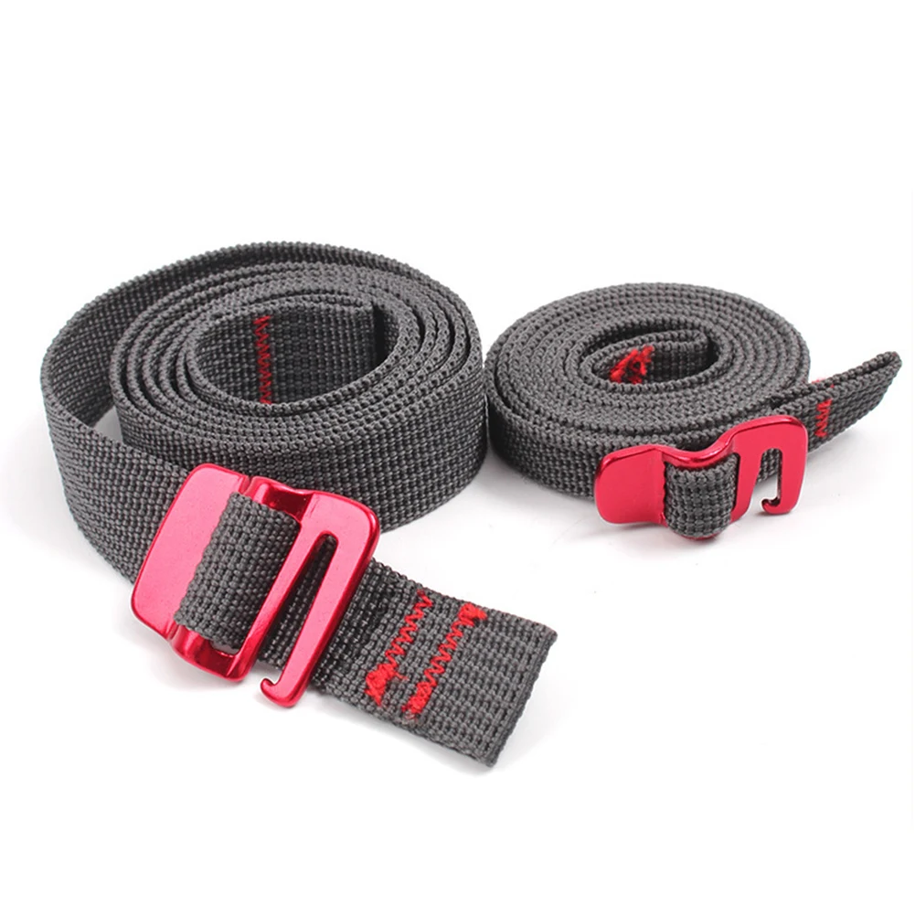 200CM Load 125kg Durable Nylon Cargo Tie Down Luggage Lash Belt Strap With Cam Buckle Travel Kits Camping Luggage
