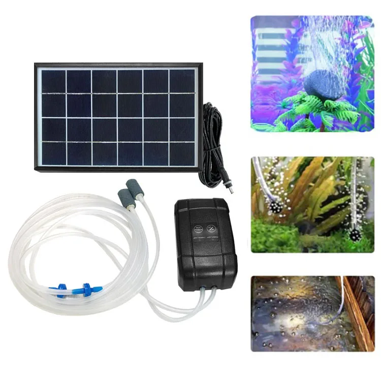 Solar Energy Oxygen Pump Aquaculture Fishing  Aquarium, outdoor fishing, fish tank, pool, pond