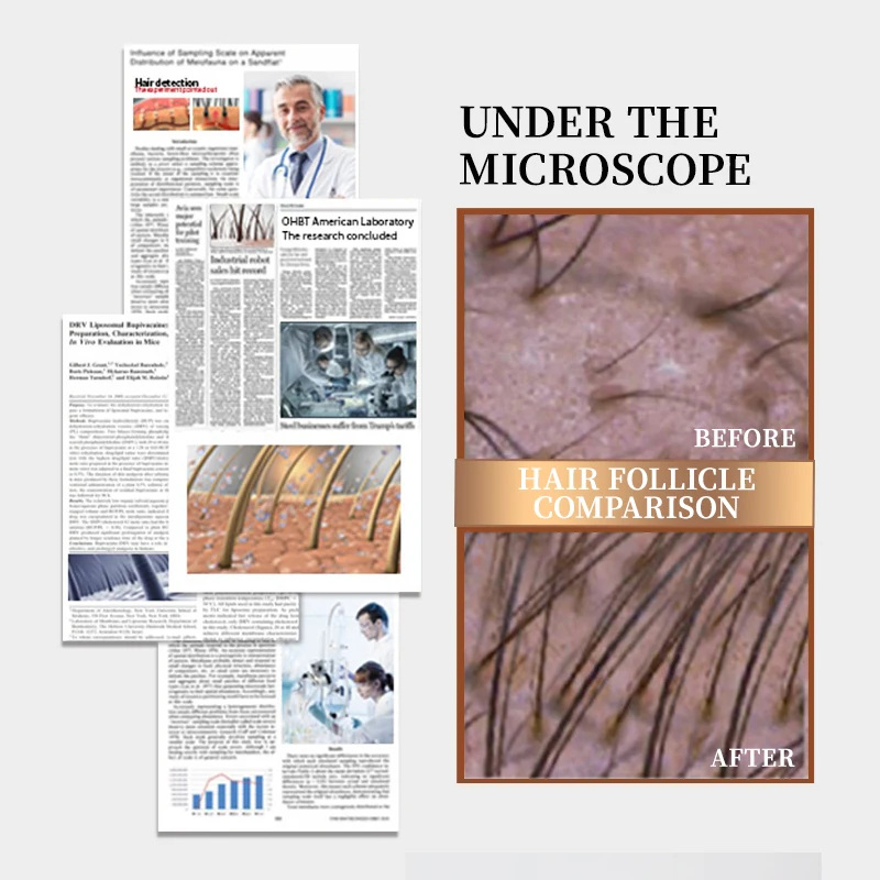 Huaxia Natural Organic Ginseng Herbal Hair Care Treatment Anti Loss Regrowth Hair Growth Oil Serum