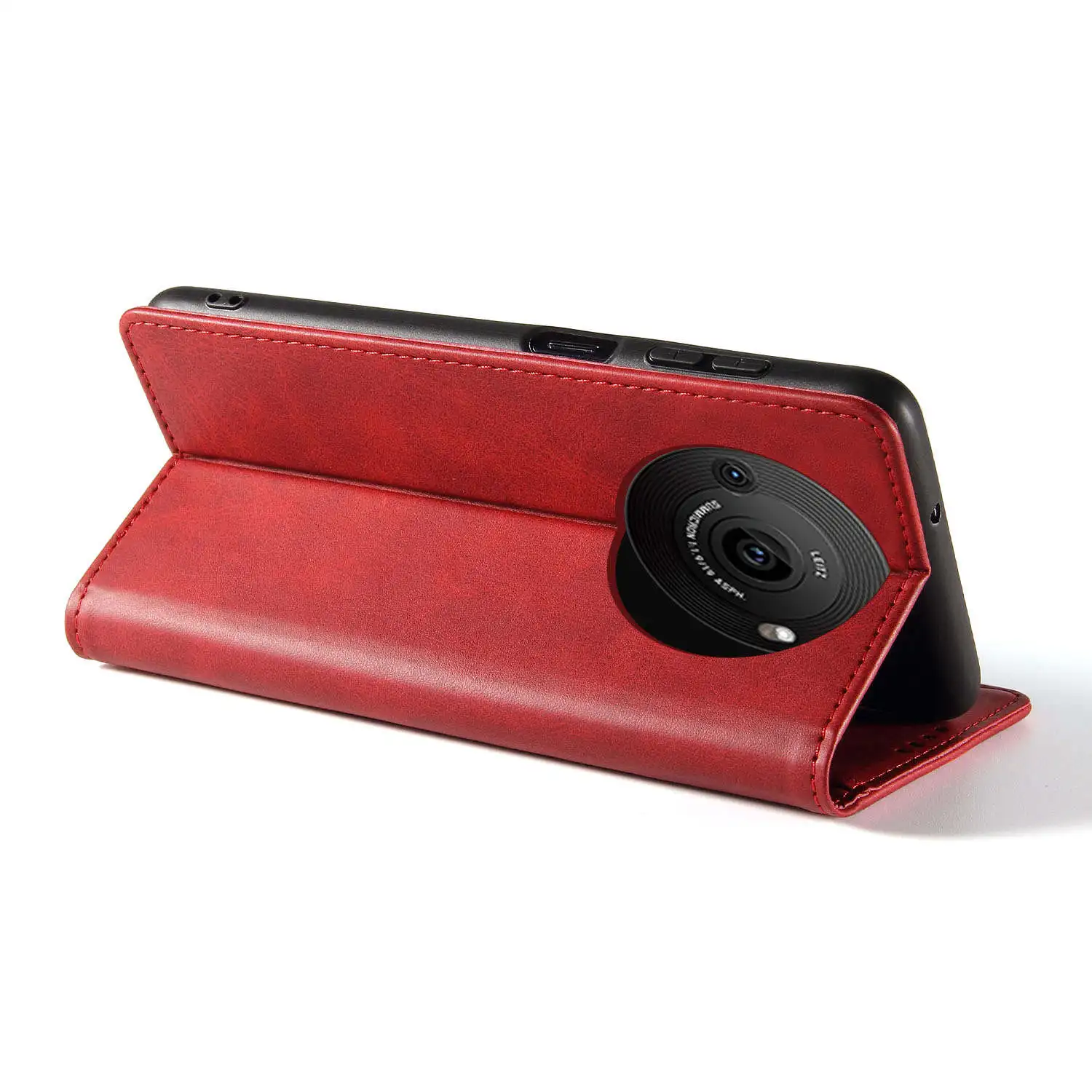 Phone Case for SHARP Aquos R8 PRO with Wallet Card Slots Stand PU Leather Book Style Mobile Phone Cover