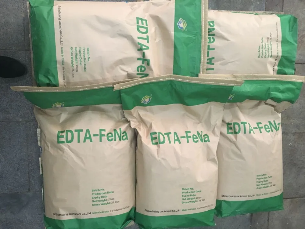 Direct Manufacturer EDTA Fe 13% ChelatedIron Fertilizer EDTA Zn/Ca/Fe/Mn/Mg/Cu Micronutrient Water Soluble Iron Fertilizer