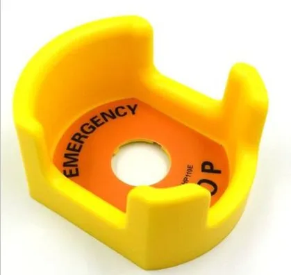 22mm emergency stop switchprotective seat button cover anti-misuse protective cover emergency with warning sign