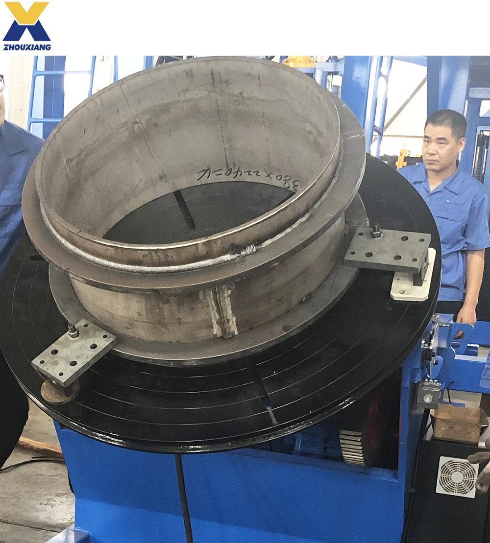 300kg small rotating pipe turning positioner welding turning table
