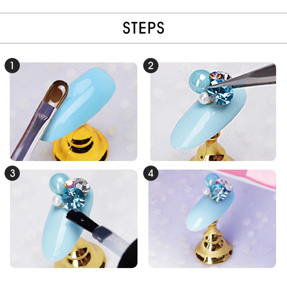 MIss Gel, Алмазный лак для ногтей, клей, драгоценный камень, Алмазный клей для ногтей, УФ-гель