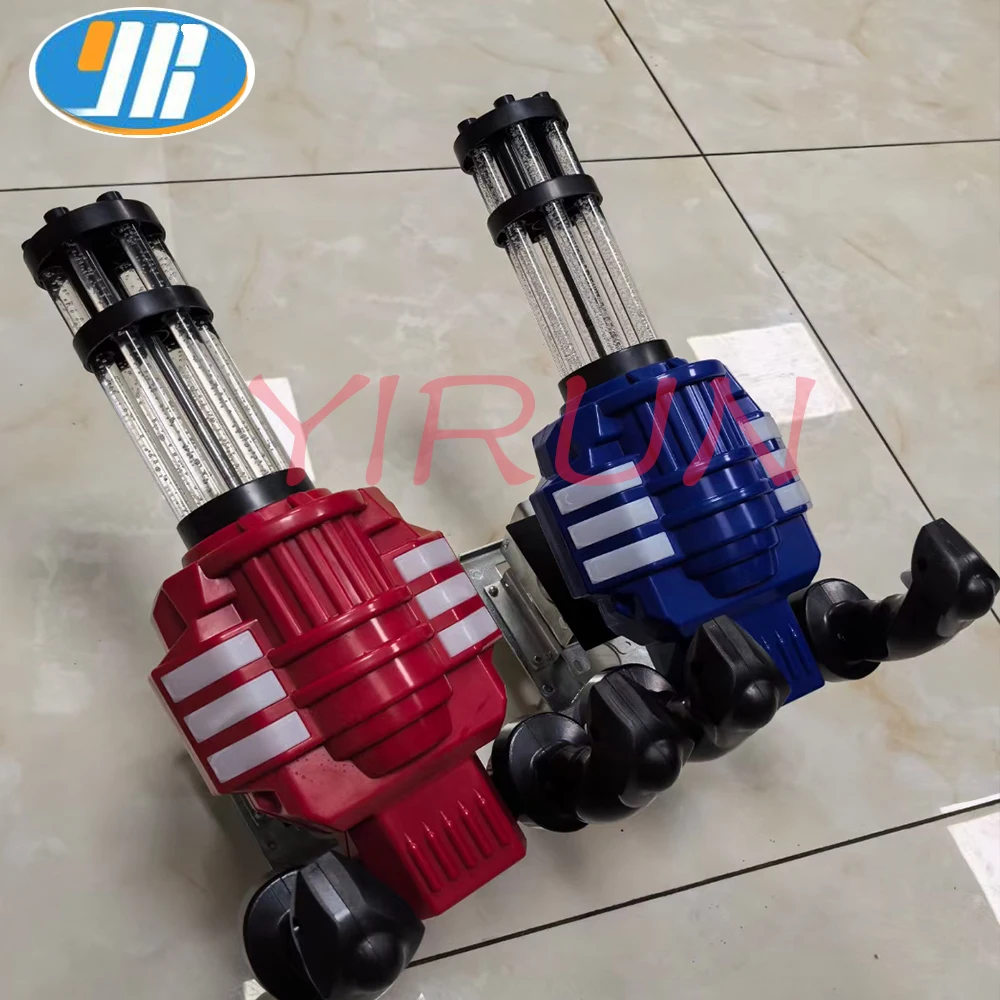 Adult Coin-Operated Arcade Game Simulator Shooting Machine Kit 2nd Generation Gatling Shooting Gun Metal Material for Amusement