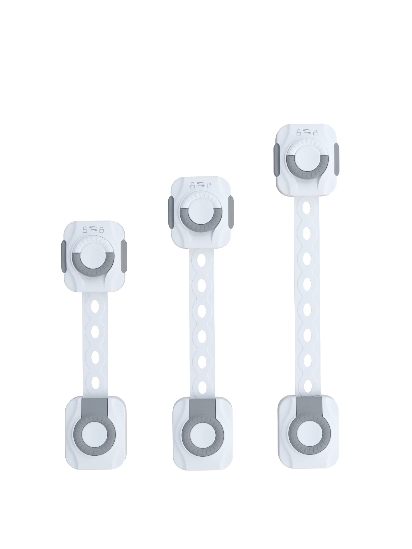 Easy Use Multi Purpose Adjustable Drawers Cabinet Prevent Children Safety Baby Strap Lock