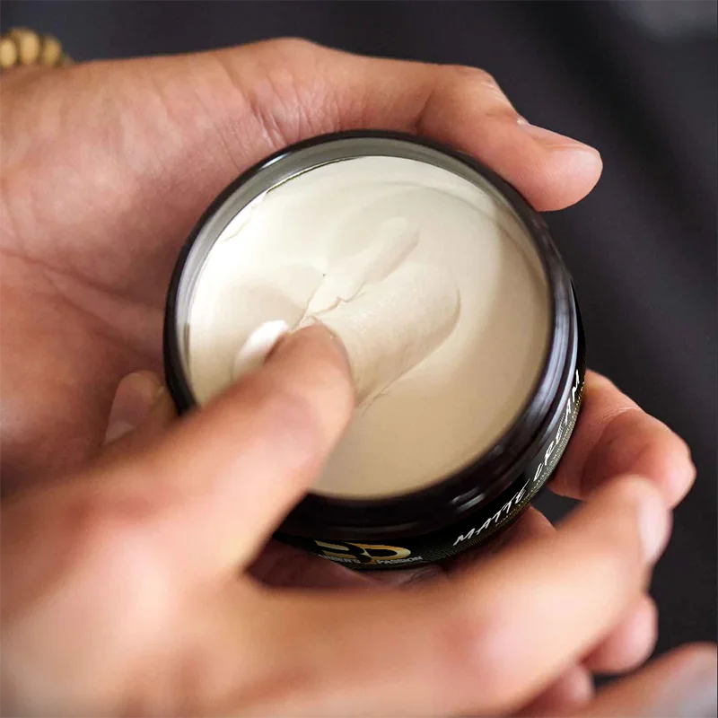 Barberpassion Matt Clay High Hold Shine Free Hair Clay Styling Cream Matte Men Hair Cream