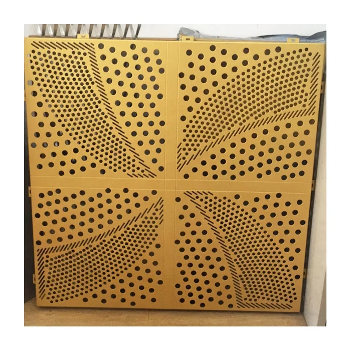Custom Pvdf Shopping Mall Interior Aluminum Wall Metal Panels Aluminium Perforated Sheets Cladded Exterior Walls Manufacturer