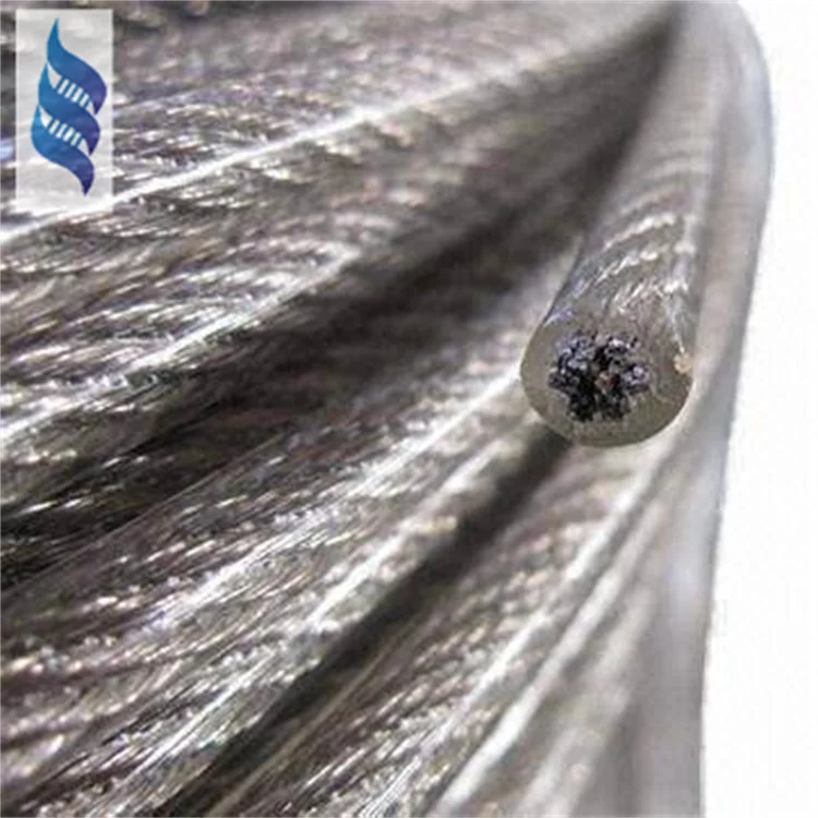 Hot Sale Safety Net Clear Color SUS304 3X7-1.5-2.0mm with Nylon Coated Steel Wire Rope