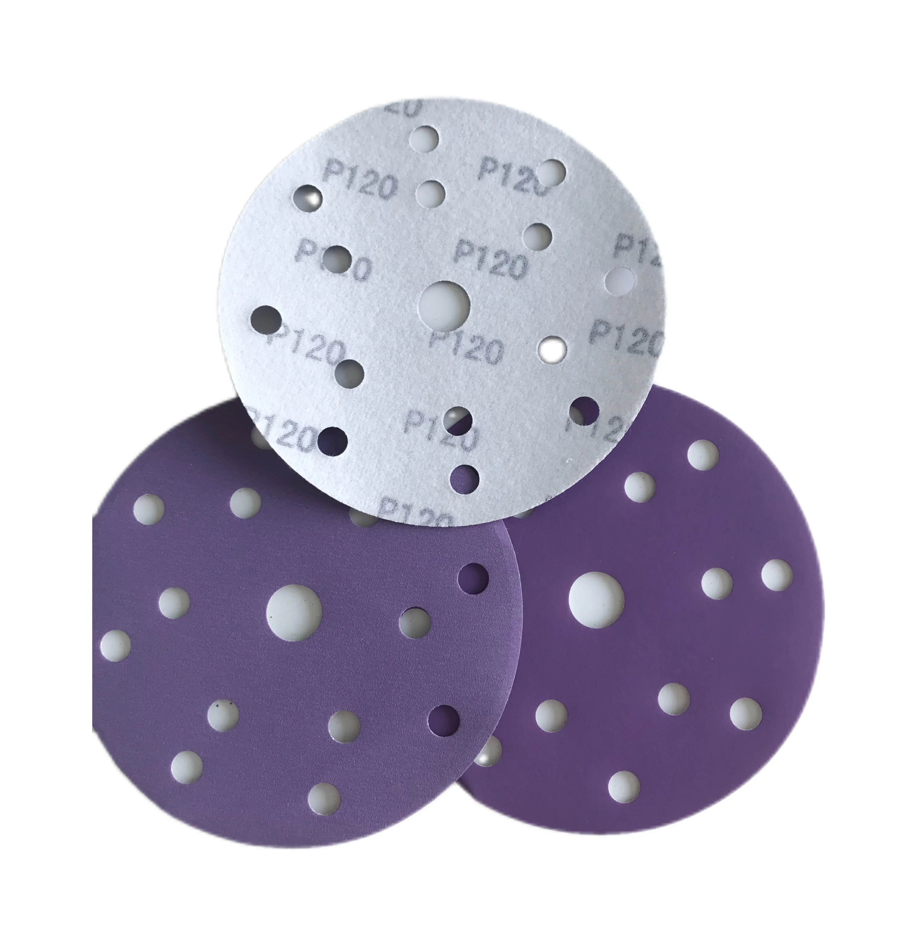 3m abrasive disc sanding paper sands ceramic 150mm sandpaper purple for metal factory
