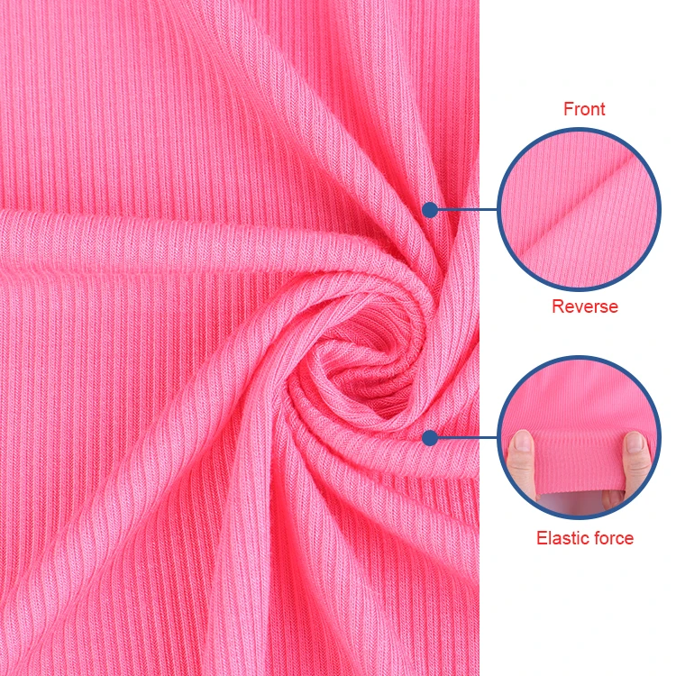 Hot Sale elastan Breathable knit satin Polyester Knitting Modal Fabric For Garment