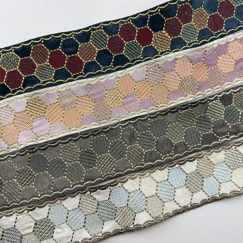 Manufacturer Direct sales of ethnic embroidery clothing lace shoe materials bags Hanfu accessories and accessories wholesale