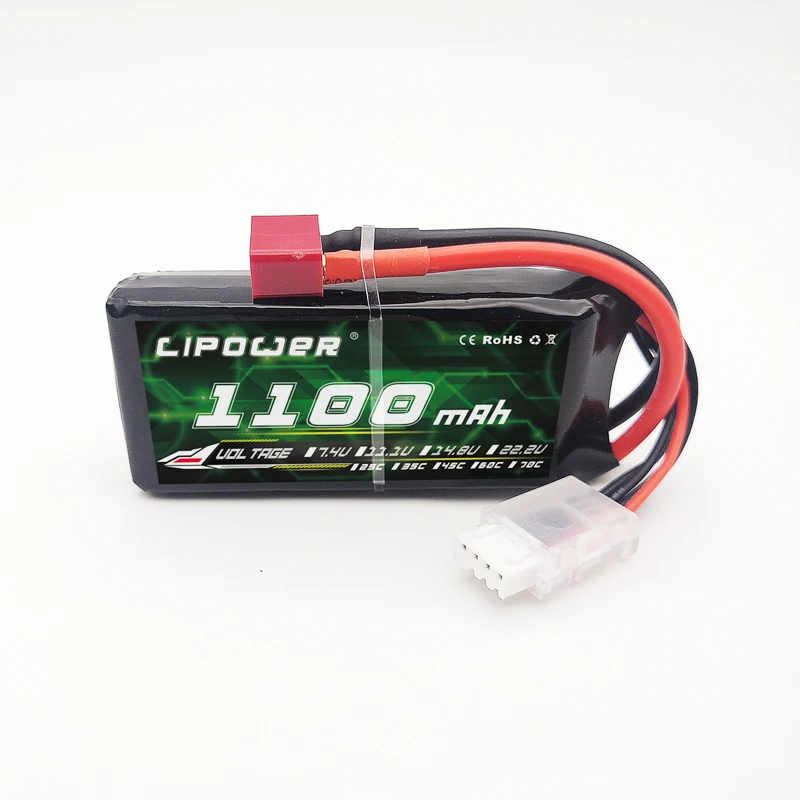 Аккумулятор RC 1100 мАч 2200 3000 5200 22 2 В 14 8 35C 60C для автомобиля FPV Дрон с неподвижным крылом игрушки аккумулятор