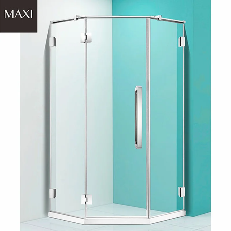 Good supplier hotel swing shower room screen round shower enclosure portable bath cabin door