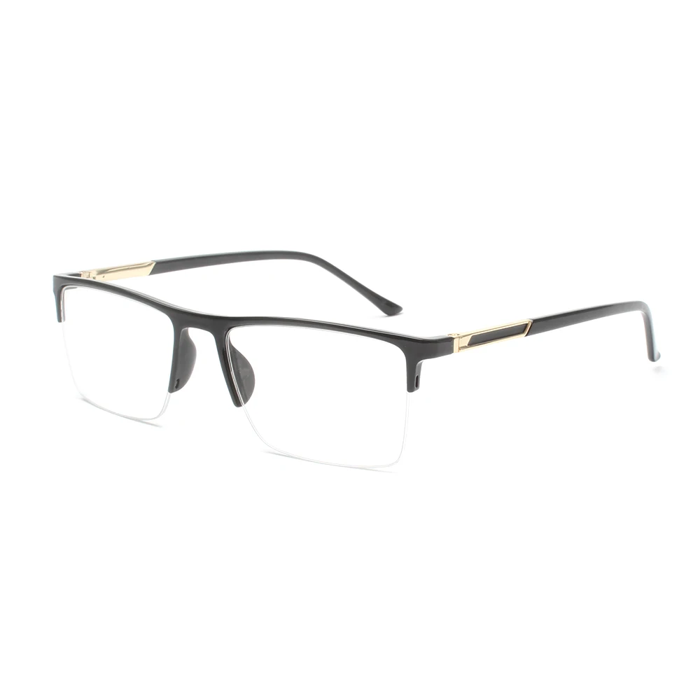 2022 New Wholesale High Quality Clear Metal Tr 90 Optical Half Frames Eyeglasses Frames Reading Glasses For Men Women