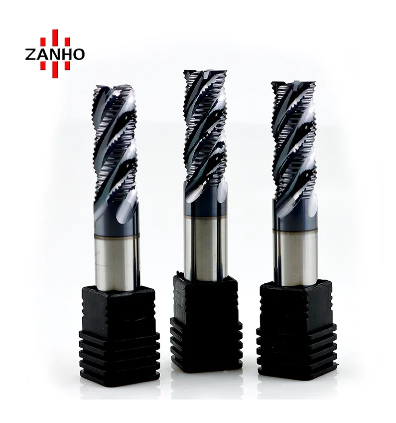 ZANHO CNC Controlled Carbide Rough End Mill High Quality Large Slot Face Mill with pvd Coating Customized OEM & ODM Support