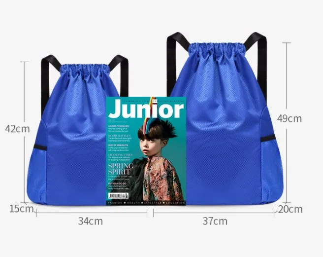 Спортивная водонепроницаемая сумка на заказ Amazon, размер под заказ, Шелковый рюкзак для тренажерного зала, полиэстеровый нейлоновый рюкзак на шнурке, сумка