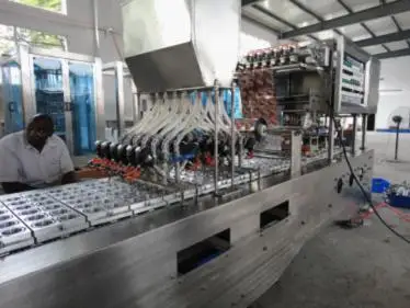 mineral water cup filling and sealing machine