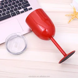 Easy Payments Metal Goblet Red Wine Cup Powder Coating Wine Glass Cup