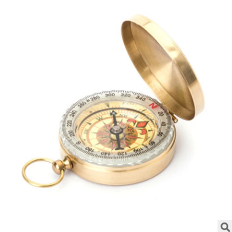 Best selling Promotional Gifts Fashion Camping Antique Copper Compass