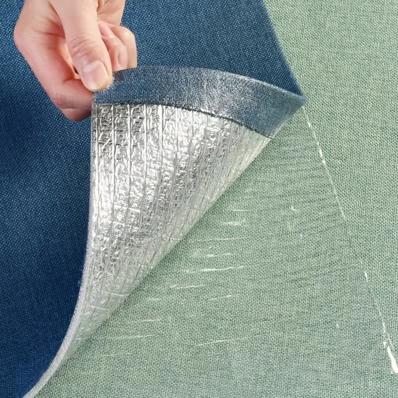 Sound insulation thickness fabric PVC wall panel self adhesive wall sticker paper rolls wallpapers for living room luxury