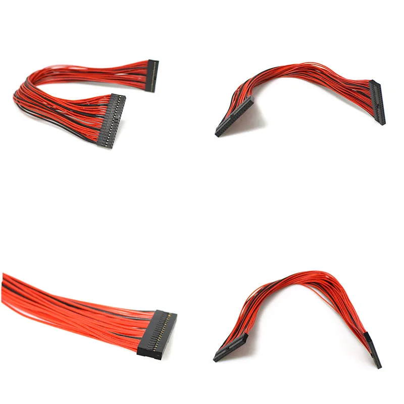 Dupont 2.54mm Pitch 2x20 Pin Power Wire Cube Cable Wire Harness Assembly