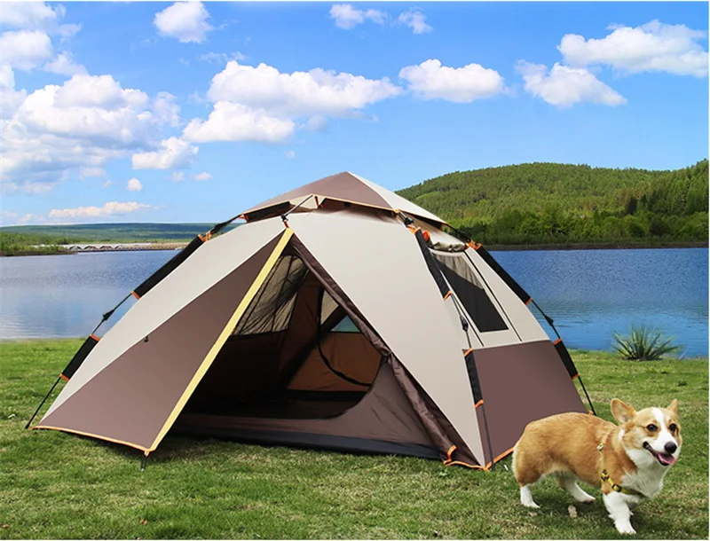 Factory  Outdoor Camping  Inflatable Camping Tent Fully Automatic big size camping tent