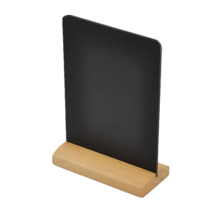 Premium Restaurant Menu LOGO Customized Menu Stand Display Mini Chalkboard Sign Sample Free