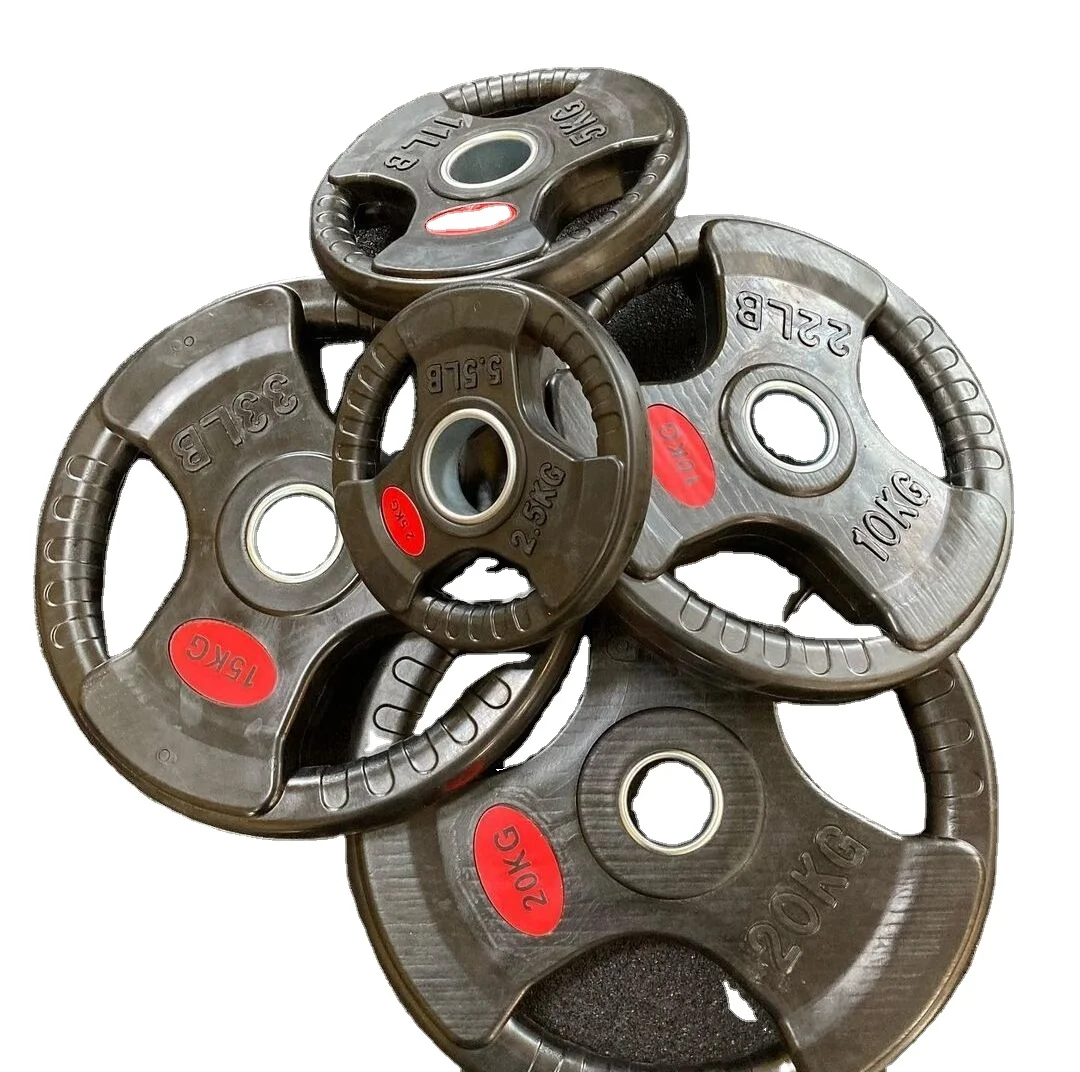 steel iron weight Plate commercial Cast Iron barbell weights multi gym equipment steel  set gym plates weight for sale