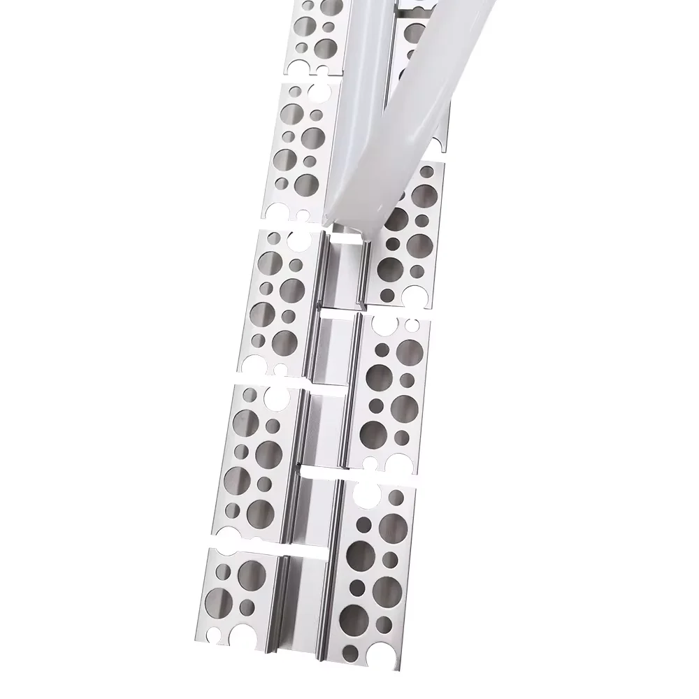 Waterproof IP65 Neon Lighting Strips Channel Flexible Curve Bendable Recessed Gypsum Wall Plaster In Led Aluminium Profile