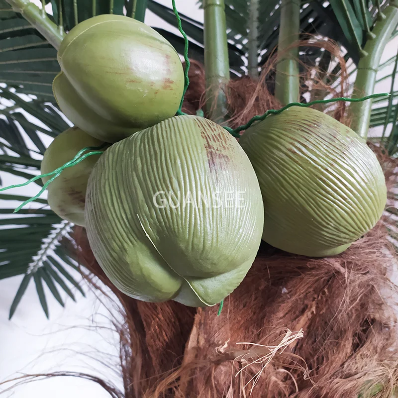 customized good price 5m large indoor outdoor palm plants decorative tall and big tropics artificial fake king coconut palm tree