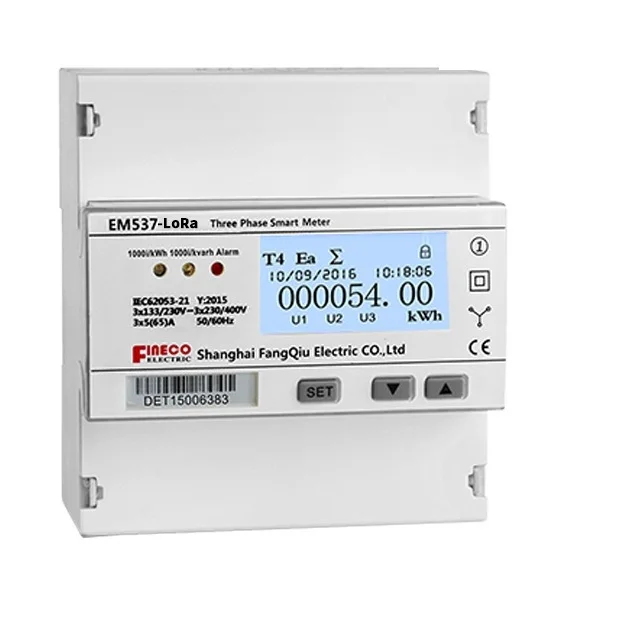 EM537-LoRa CT three phase Lora electric energy meter lora  kwh meters