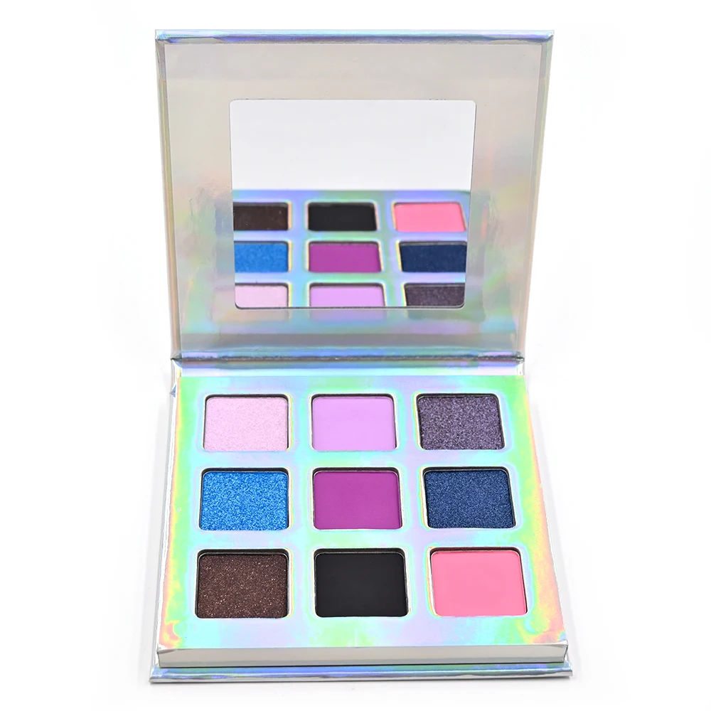 Beauty fashion colorful pink navy blue and purple eyeshadow violet eye shadow palette for art makeup