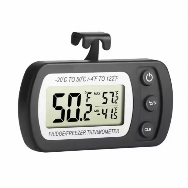 New Waterproof refrigerator freezer thermometer high-precision electronic digital thermometer with Magnetic Back