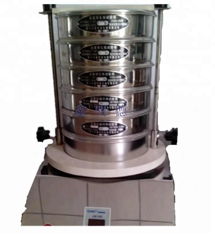200mm Testing powder 80mesh size Electric vibrator lab vibration sieve shaker