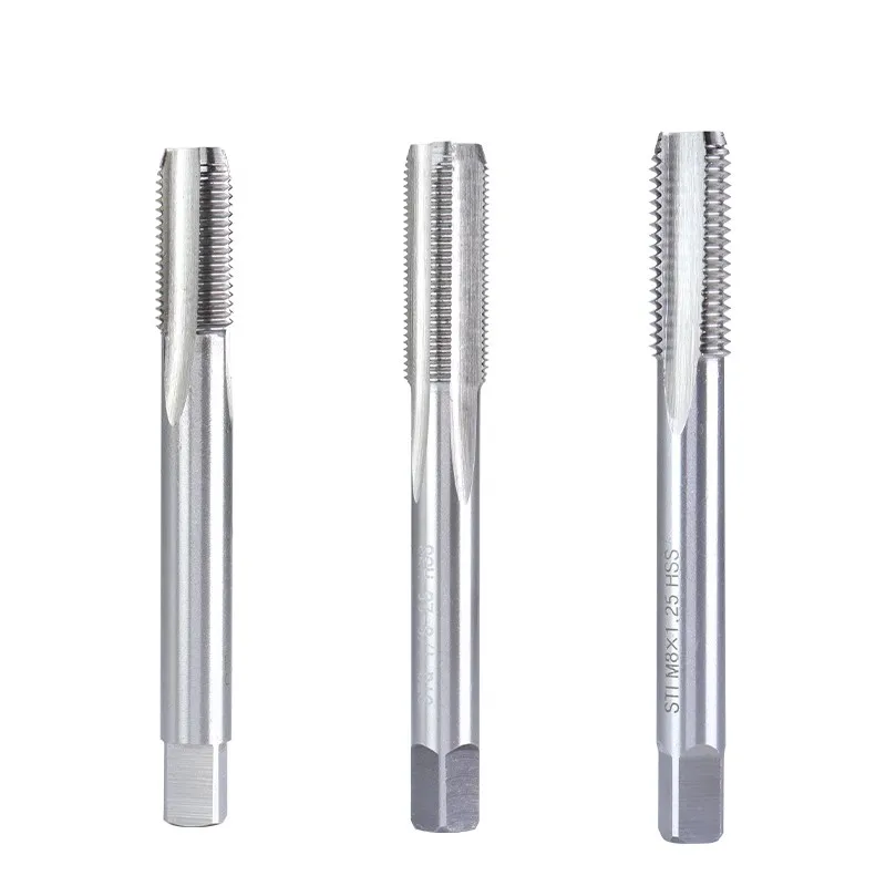 HSS manual tap machine tap st10*1.25 for creating thread HSS 6542 m10*1.25