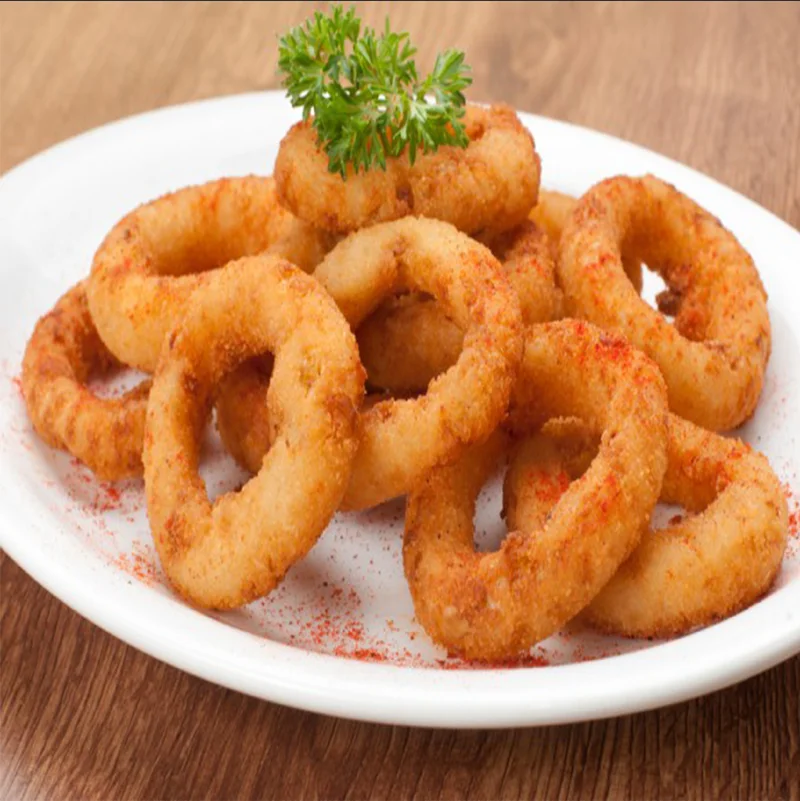  Оптовая продажа супервкусные кольца кальмара с