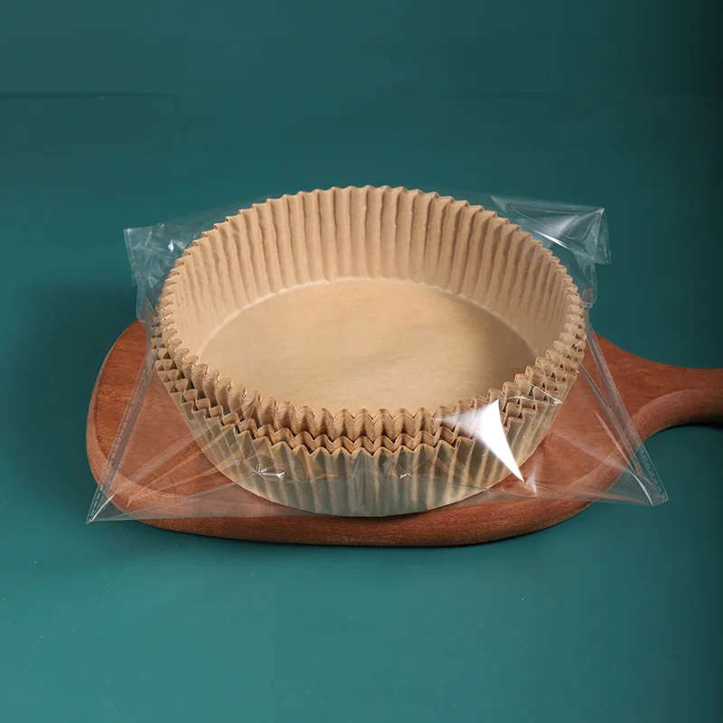 Food Grade Oil-proof Non-stick Baking Cooking Disposable Natural Parchment Paper Air Fryer Liners