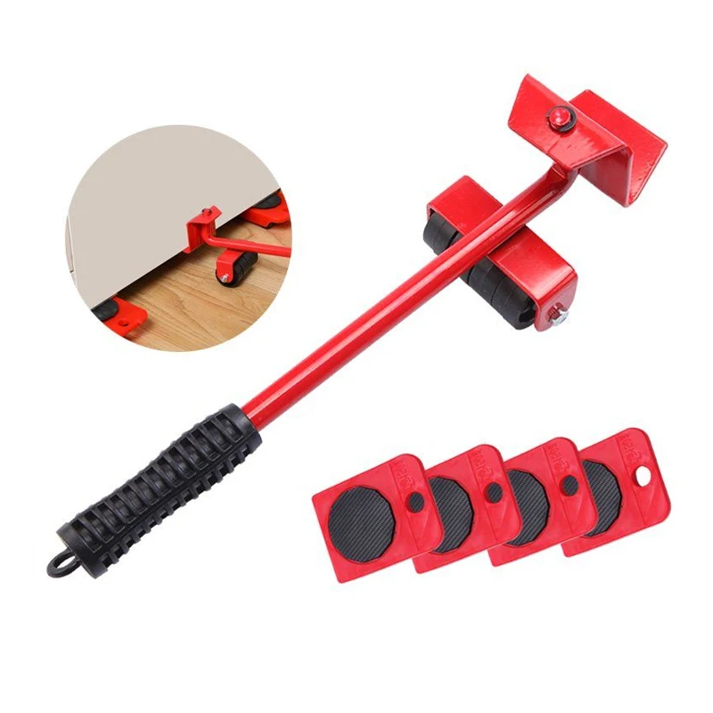 Amazon Hot Sale Heavy Weight Sliders Moving Kits Furniture Transport Mover Set with Lifter Wheels