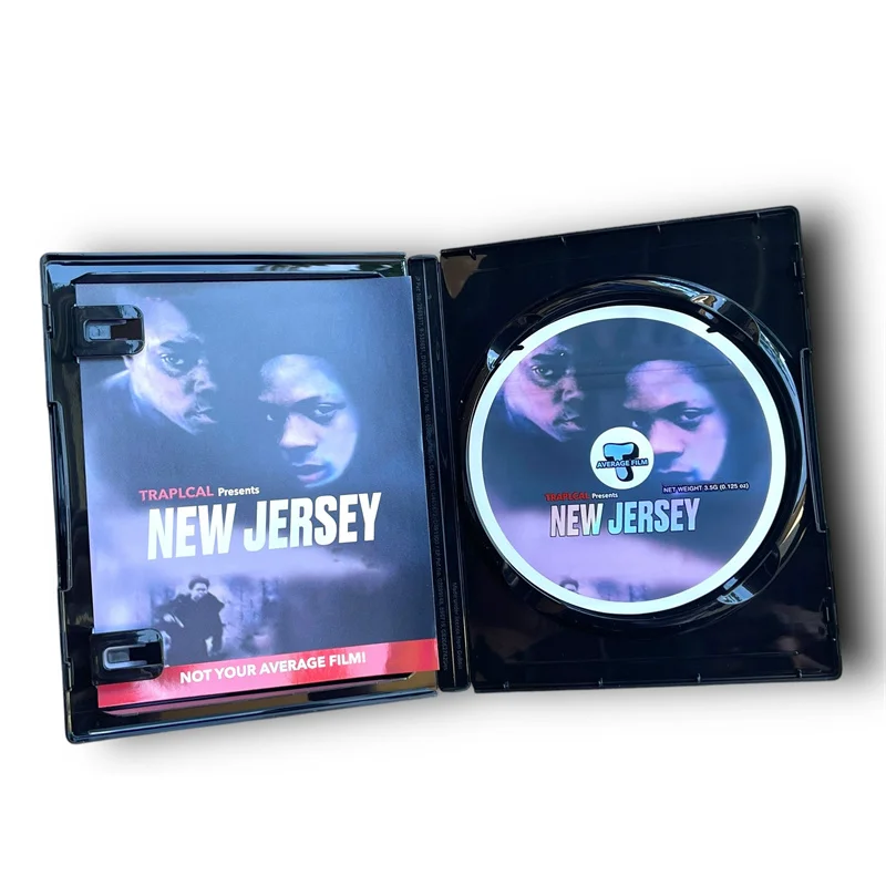 resealable Custom printing resealable smell proof packaging mylar bag zipper with box For the dvd cases and circle disc pouches