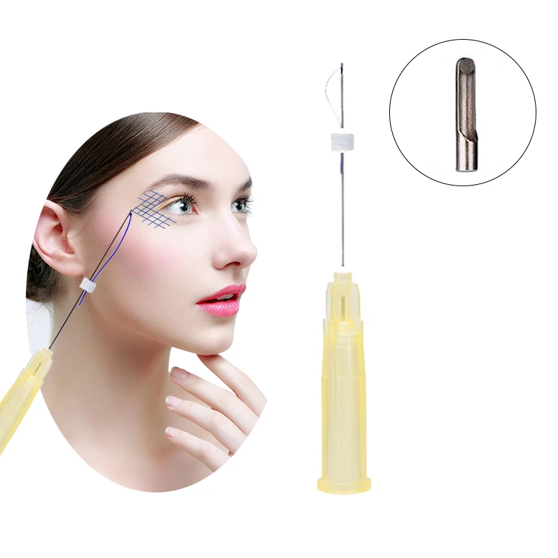 Aesthetline пресс для лица meso derma, абсорбируемые волосы, двойные китайские двунаправленные медицинские, все купи, мини-брови с зазубринами 30 г38 мм