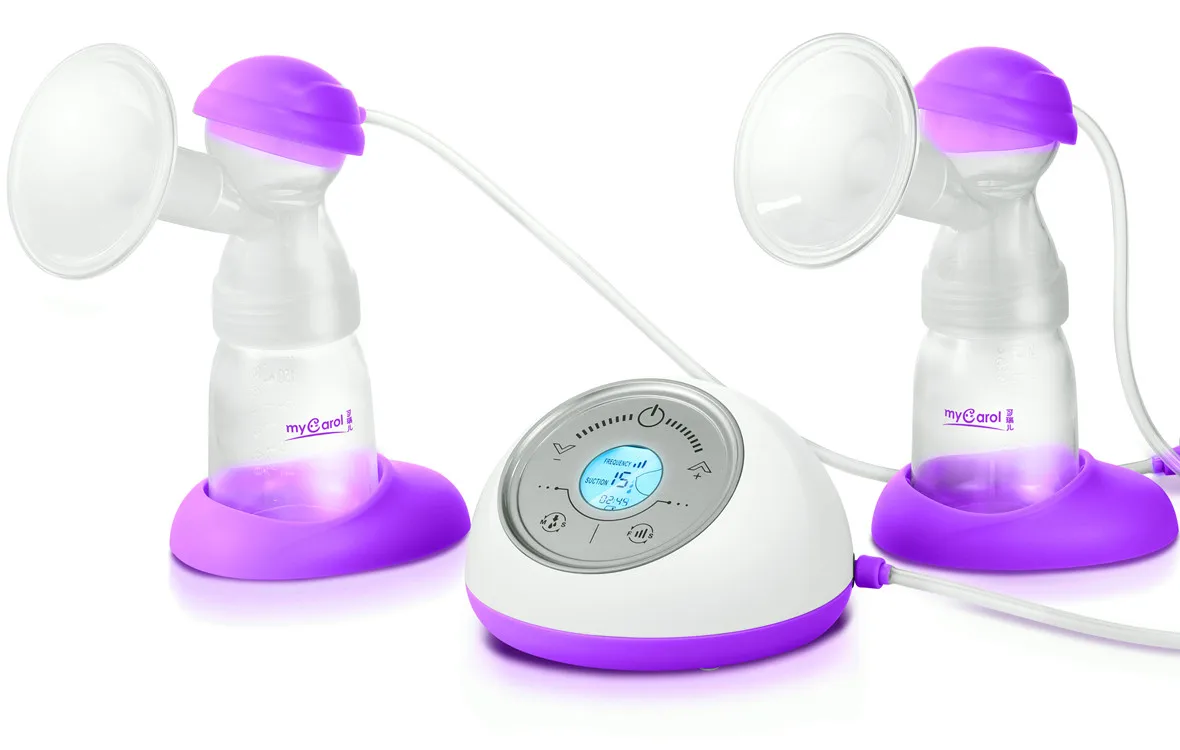 100%BPA Free Rechargeable USB Charge Lactating Milk Electric Breast Pump Double