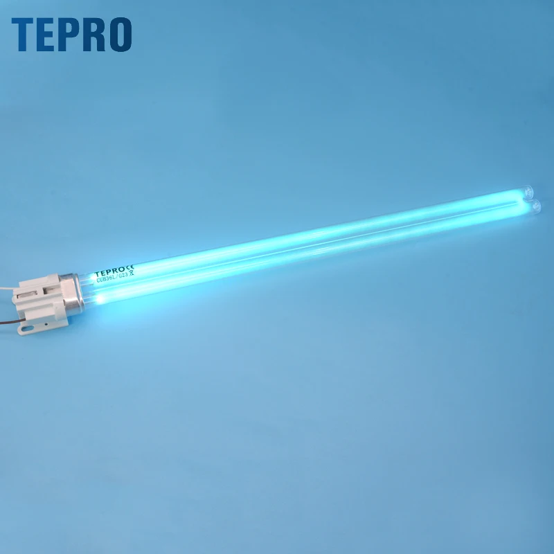 CUH36L/G23 Stable Performance Quartz Tube H Type Uv Germicidal Sterilizing Lamp For Air Purification And Aquarium