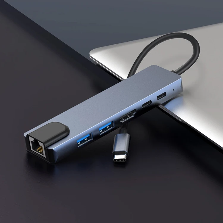 Многофункциональный USB C концентратор 100 Вт PD USB3.0 USB2.0 SD TF портативный источник питания зарядный