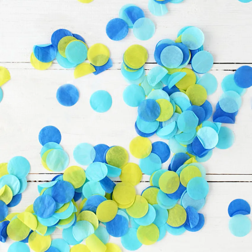 
2.5 CM Confetti Colorful Tissue Paper Round Multicolour Circles Confetti 