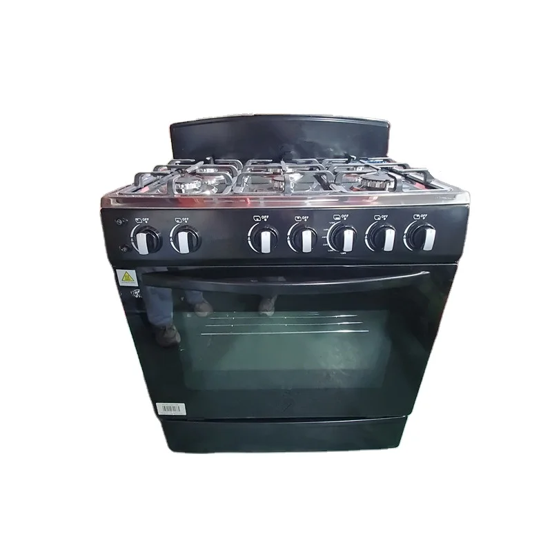Factory Direct Sell  Practical Gas Range Free Standing Oven 6 Burners with Grill kitchen Cooking Appliances